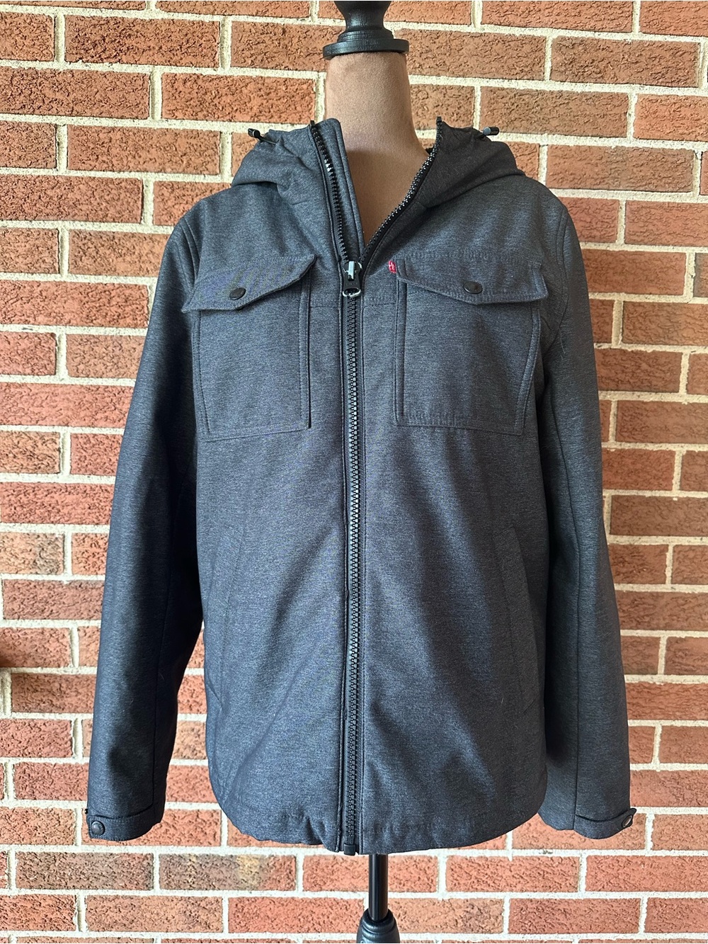 Levi Strauss Women’s Outdoor Jacket Hooded Full Zip, Size XS